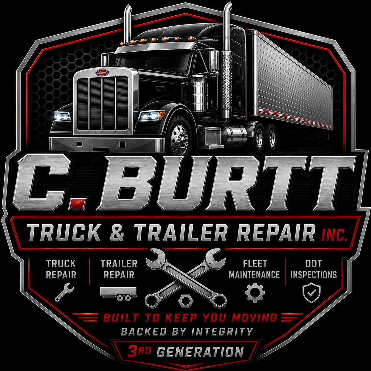 C. Burtt Truck & Trailer Repair: built to keep you moving, backed by integrity.